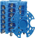 Reifen-Roller 4546,Ladefläche Ø 630 mm,4 Lenkrollen Vollgummi