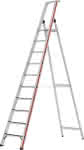 Stufenstehleiter R13,mit Plattform,einseitig begehbar - 10 StufenLänge 3,20 m