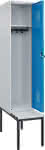 C+P Spind Evolo PLUS Sit-,zbank Kunststoffleisten 1,Abteil B400xT815xH2120mm