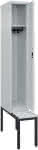 1 Abteil Bank Kunstst.,H2120xB300xT815mm,RAL7035/RAL7035 /P1G-7021