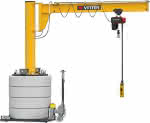 Mobiler Säulenschwenkkran,250kg,3,0m,270,MOBILUS+Elektrokettenzug - MOB12-AS2,5-3,0