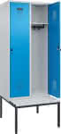 C+P Spind Evolo PLUS Sit-,zbank Kunststoffleisten 2,Abteile B800xT815xH2120mm