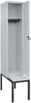 1 Abteil Bank Kunstst.,H2120xB400xT815mm,RAL7035/RAL7035 /P1G-7021