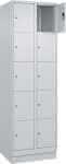 C+P Schließfachschrank C-,lassic PLUS Sockel B600x-,T500xH1950mm 2 Abteile 10
