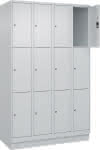 C+P Schließfachschrank C-,lassic PLUS Sockel B1200-,xT500xH1950mm 4 Abteile