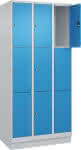 C+P Schließfachschrank C-,lassic PLUS Sockel B900x-,T500xH1950mm 3 Abteile/9
