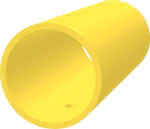 Rundholm B400-929 mm,für Barriere Charlie,D160 mm gelb - VE = 2 Stück