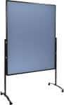 Moderationswand,PREMIUM plus mobil,Textil blaugrau