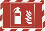 Magnetrahmen SECURITY A4,DURAFRAME rot/weiß
