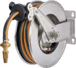 GEKA plus automatischer,Schlauchaufroller EA15GSK,Edelstahl, inkl. 11m - EPDM-Schlauch 3/4" & Arm.