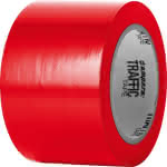 Traffic Tape Standard,0,15 mm Dicke,75mm x 33m - Rot