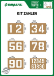 Schablonenset,Schablonen KIT,Zahlen