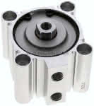 Kompaktzylinder, doppeltwir-,kend, Kolben 63mm, Hub 10mm