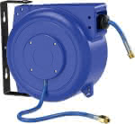 Schlauchaufroller PP,,Druckluft/Wasser,,inkl 15m PVC-Schl Ø6,5mm, - AG R1/4", RIEGLER
