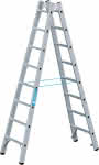 Stehleiter Coni B,2x8 Sprossen,Leiterlänge 2,34 m - Arbeitshöhe 3,55 m ZARGES