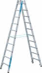 Stehleiter Coni B,2x10 Sprossen,Leiterlänge 2,90 m - Arbeitshöhe 4,05 m ZARGES