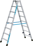 Stehleiter Nova B,2x8 Stufen,Leiterlänge 1,84 m - Arbeitshöhe 3,20 m ZARGES