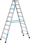 Stehleiter Nova B,2x10 Stufen,Leiterlänge 2,30 m - Arbeitshöhe 3,65 m ZARGES