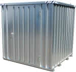 Materialcontainer 2x2m,,1-flügelige Tür 2m Seite,BOS