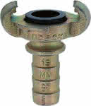 Klauenschlauchkupplung,ID 15 mm 1/2" DN 11,Lüdecke