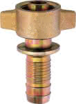 Schlauchverschraubung,42 mm, 1 5/8" RD62 X1/6",Lüdecke
