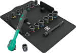 WERA Zyklop Comfort,Knarrensatz 8100 SB 12,3/8" Umschalthebel