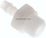 Gewindetülle G 1/2"-9 (3/8")mm,, Polypropylen (natur)