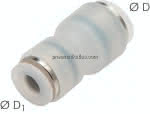 Gerader Steckanschluss 12mm-,10mm, IQS-ES LE/IQS-PVDF