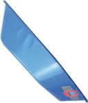 Mulde 85l blau gepulvert,für Fagro,müba