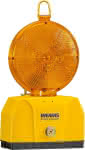 TL-Warnleuchte 2000/180,,gelb 2, Gehäuse gelb,,mit Halter