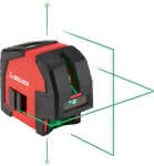 Laser 30m 2 Achs + Punkt,,grün, Koffer und Halter,Bellota