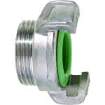 GEKA plus Gewindestück,E, Edelstahl,,AG G1/2"