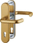 HOPPE SI-Drückergarnitur,138/3331/3310 LS ov. 12mm,ES1/PZ 92/10 F4 TS 67-72