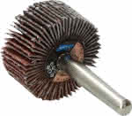 NORTON Fächerschleifer R,207 Plus mit Schaft,30x15x6mm P60