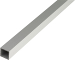 Alu-Vierkantrohr 1000/10x,10x1mm silberfarbig,GAH Alberts