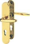 HOPPE SI-Drückergarnitur,M151/361A/360 LS ov.,12mm/PZ 72/8 F77-R TS