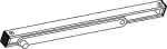Gleitschiene weiss,zu TS 3000/5000,GEZE
