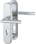 HOPPE SI-Drückergarnitur,1140/3331/3410 LS ov.,12mm ES1/PZ 72/8 F1 TS