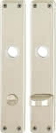 HOPPE Langschildpaar,202SP eckig ohne Nocken,WC/S 78 TS 40 F2