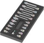 WERA Werkzeugmodul 1/3,Schraubendrehereinsatz,Zyklop 3/8" Bitnuss Set 1