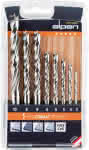 Holzspiralbohrer-Satz,PCTM 8-tlg. HSS-Co5,D.3/4/5/2x6/2x8/10mm - ALPEN
