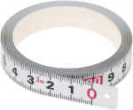 Bandmaß selbstklebend,RNL 3mx13mm Tajima