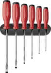 Schraubendreher-Satz,6-teilig Schlitz,im Wandhalter - SwissGrip EVO PB Swiss