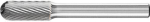 Frässtift HM,Walzenrundform 0820,5 6mm 8x20mm - Pferd