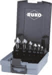 Kegelsenker-Satz,DIN335C 90Grad HSS,D.6,3-20,5mm Ku-Kassette - RUKO