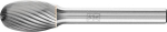 Frässtift HM Tropfenform,1220 3 6mm 12x20mm,Pferd