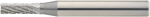 Frässtift HM zylindrisch,mit Stirnverzahnung 0413,3PLUS 6mm 4x13mm - Pferd