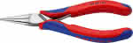 Greifzange Elektronik,Backen flachrund 145mm,KNIPEX