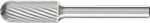 Frässtift HM,Walzenrundform 1025,3 6mm 10x25mm - Pferd