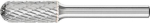 Frässtift HM,Walzenrundform 1025,3PLUS 6mm 10x25mm - Pferd